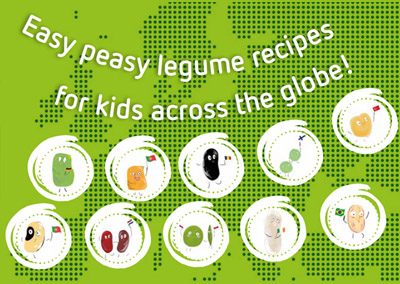 Book »Easy peasy legume recipes for kids across the globe!« was established
