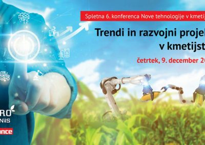 Sašo Džeroski and Marko Debeljak talk at the 6th Conference on New Technologies in Agriculture