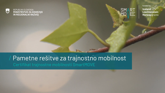Certificate of sustainable mobility SmartMOVE