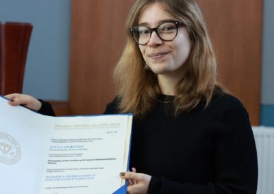 Jaya Caporusso obtained her Master’s degree