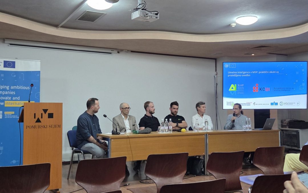 Marko Debeljak and Martin Žnidaršič represented Slovenian Competence Center for Artificial Intelligence (KCUI) at AGRA 2026 Trade Fare