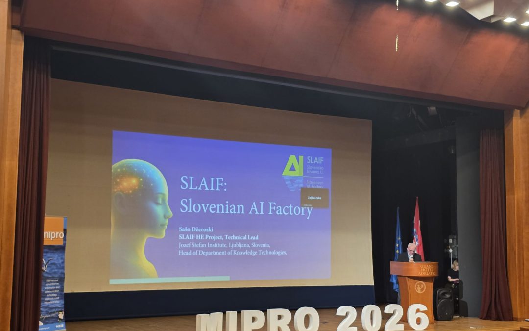 Department Head Sašo Džeroski Highlights SLAIF Services and AI Innovation at MIPRO 2026
