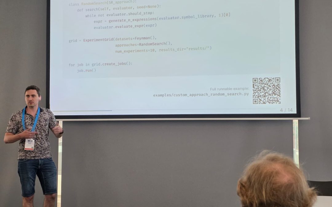 Sebastian Mežnar presented at the WCCI